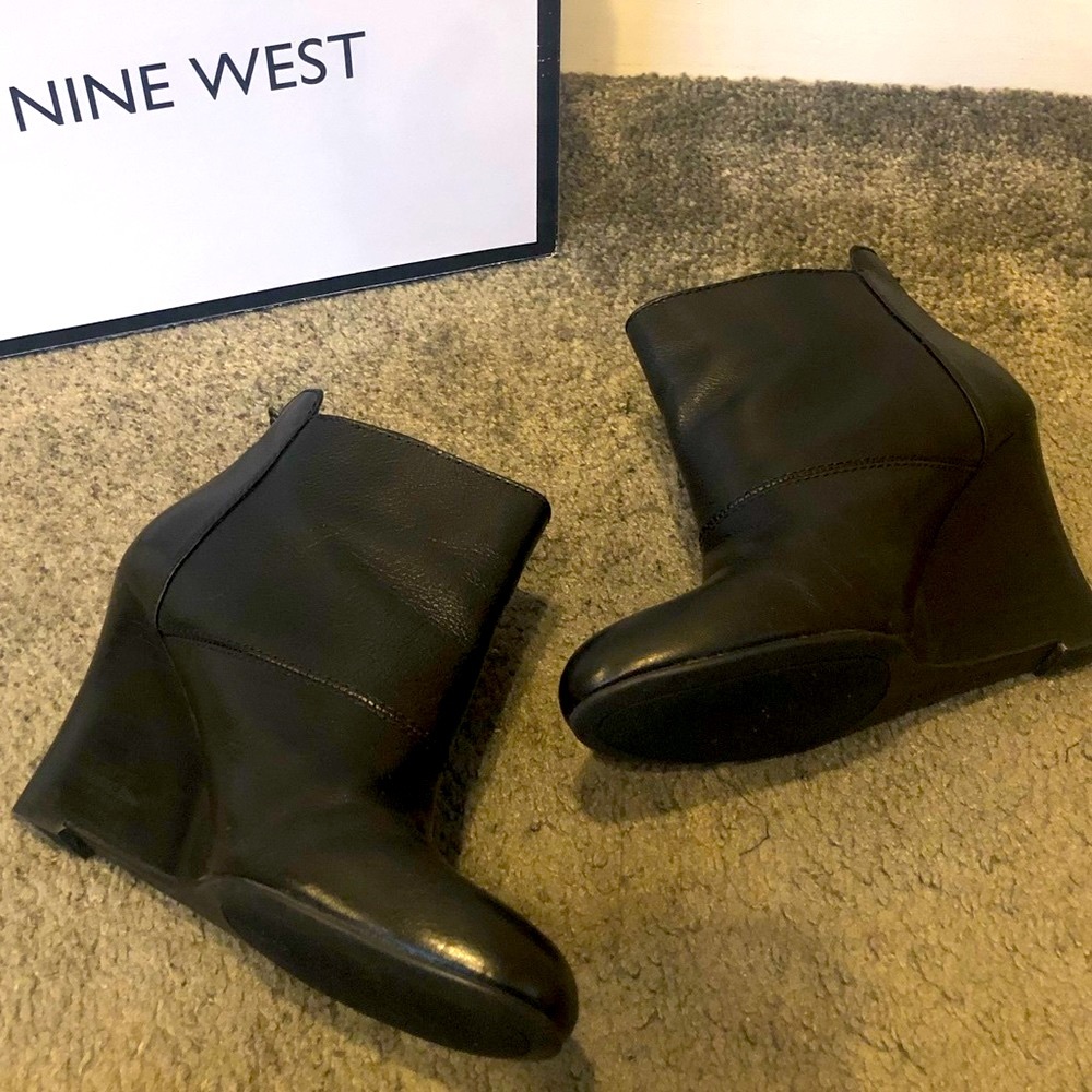 Nine West Wedge Booties